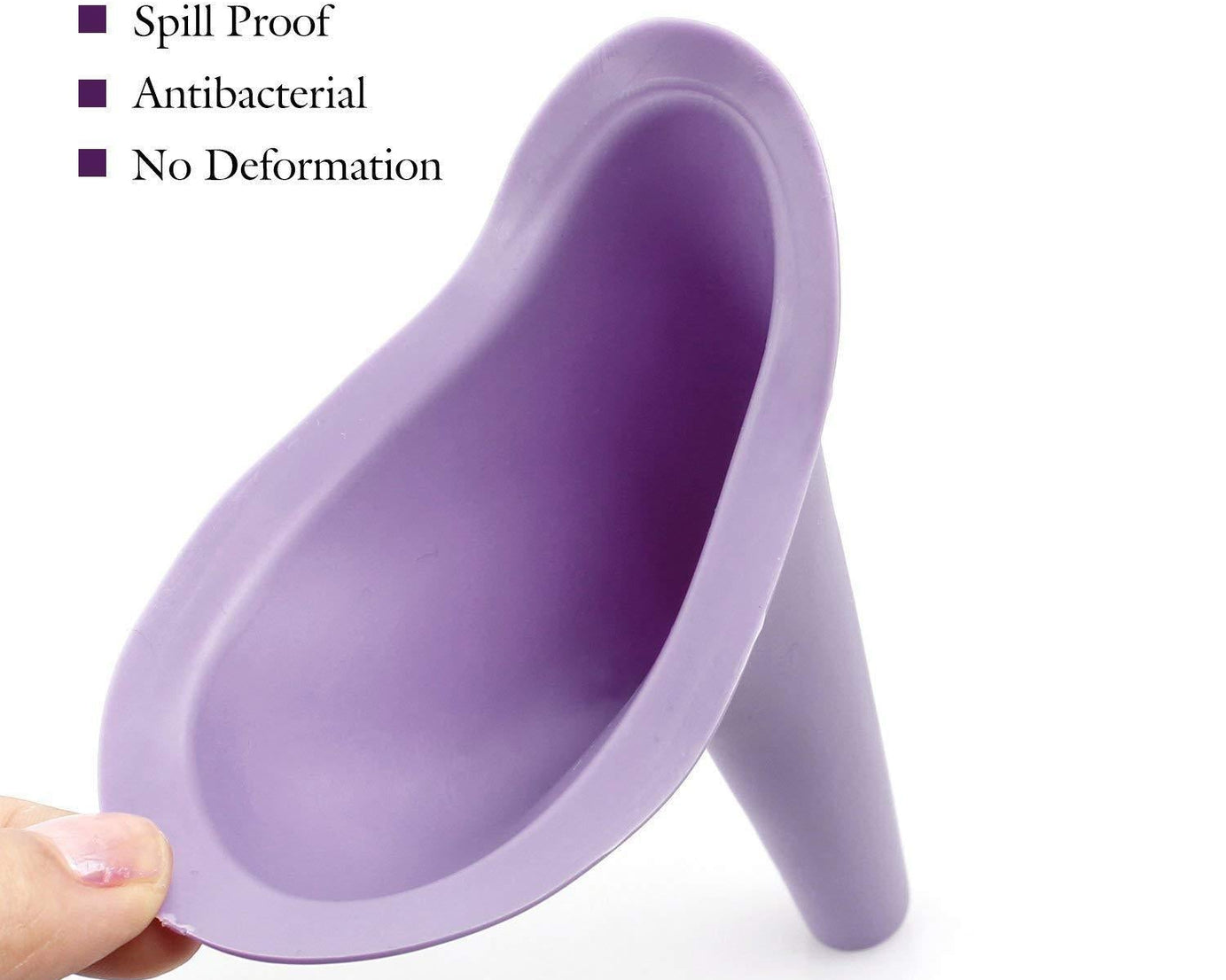 Stand and pee urinal funnel for women, compact design