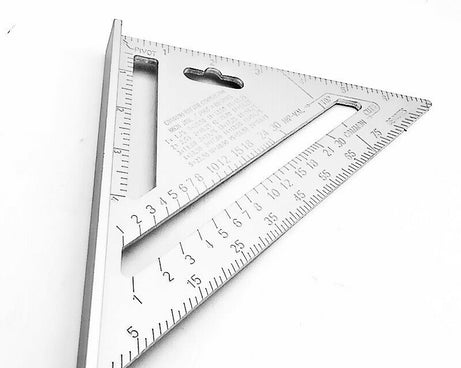 Lightweight triangle scale for accurate measurements.