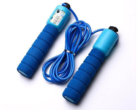 Digital counting skipping rope for effective exercise.