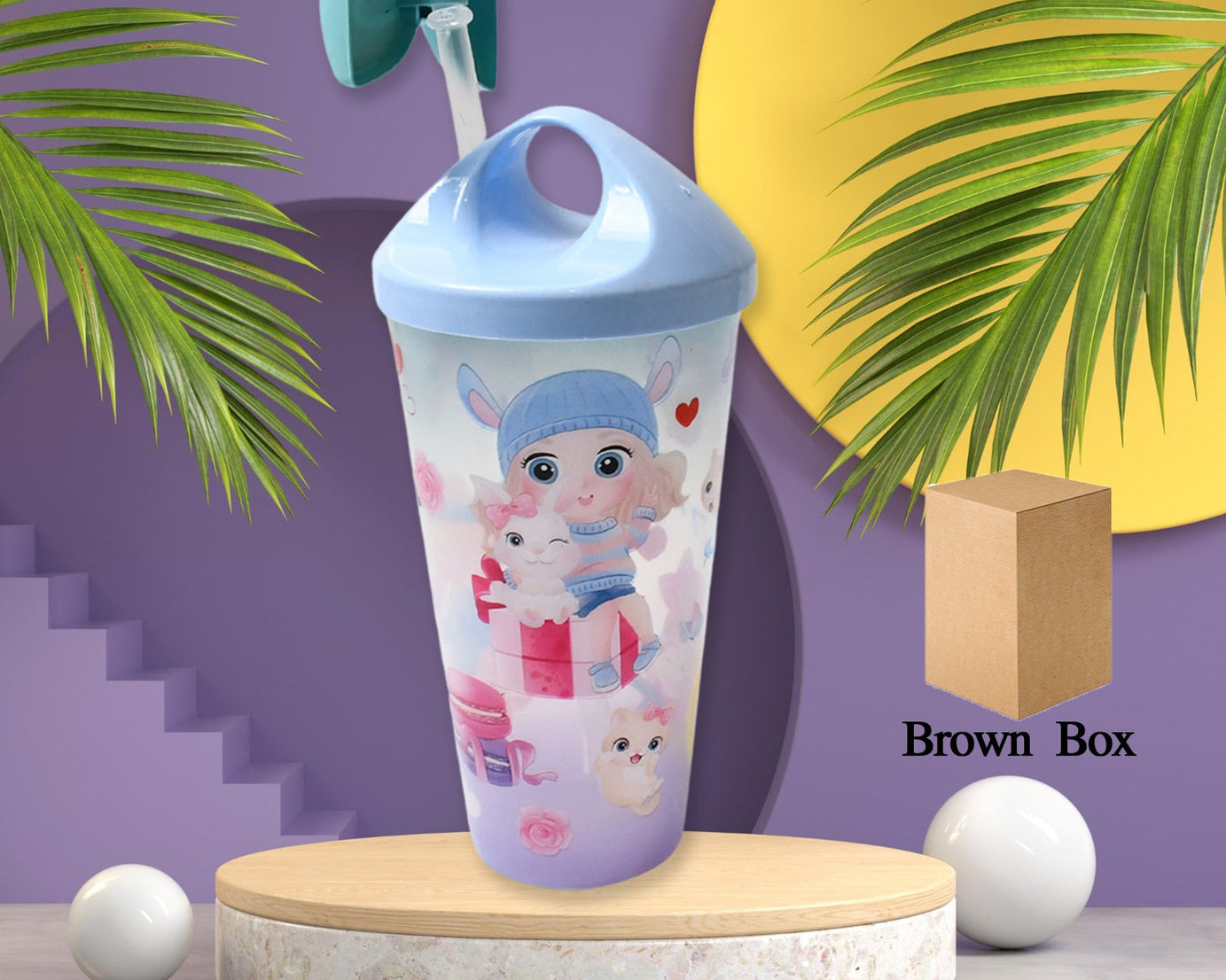 0290 LED Light Unicorn Water Bottle/Tumbler/ Mug with Straw & Lid for Kids Glitter Sipper with Toy Drinking Cups for Boys and Girls School/Tuition/Gym/ Picnic, Kids and Adults, Birthday Return Gifts