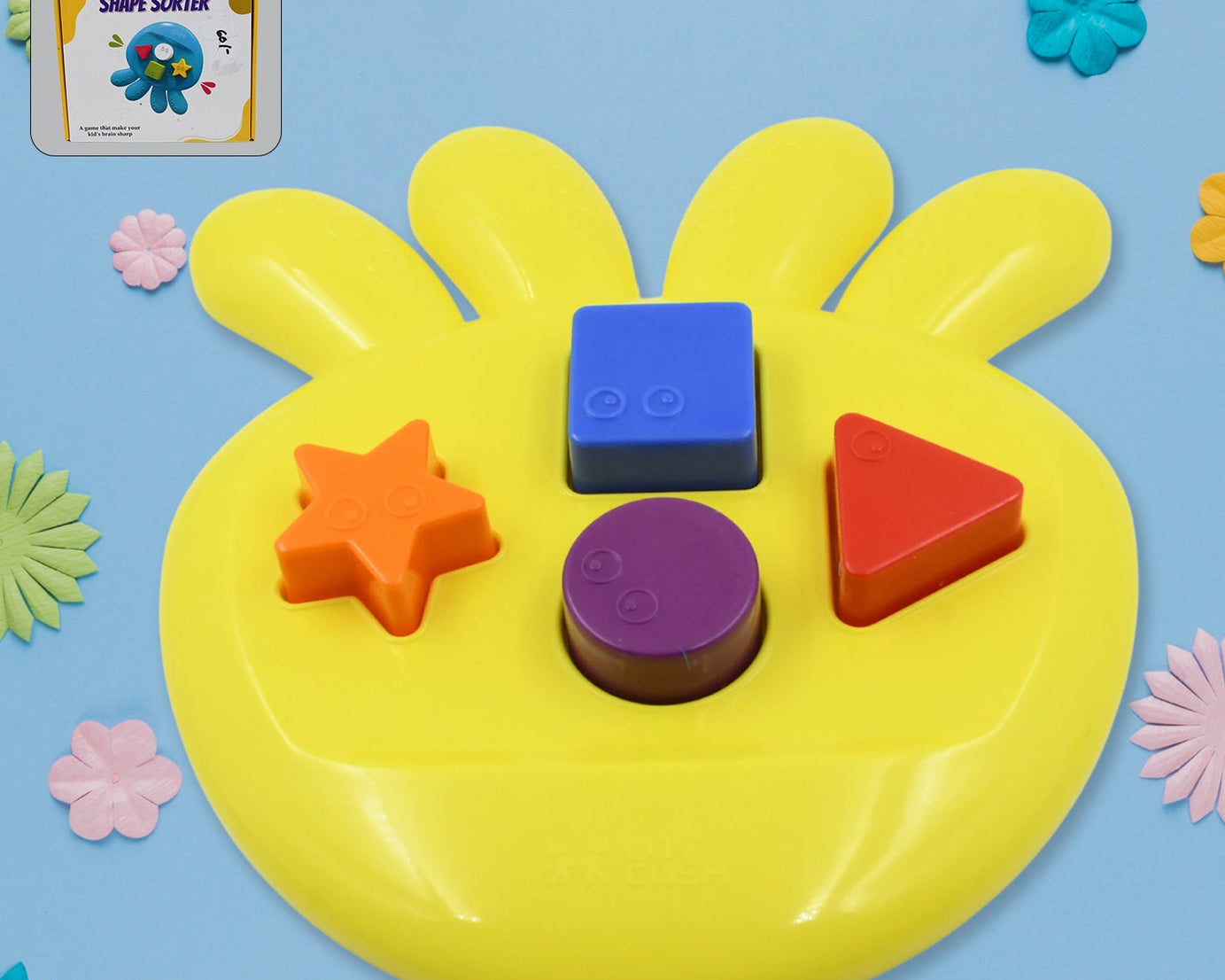 octo Shape sorter Toy Game That Make Your Kid's brain Sharp, Increase Grasping And Sorting Power Education Learning For Girls & boy, Gift Product (1 Pc) 