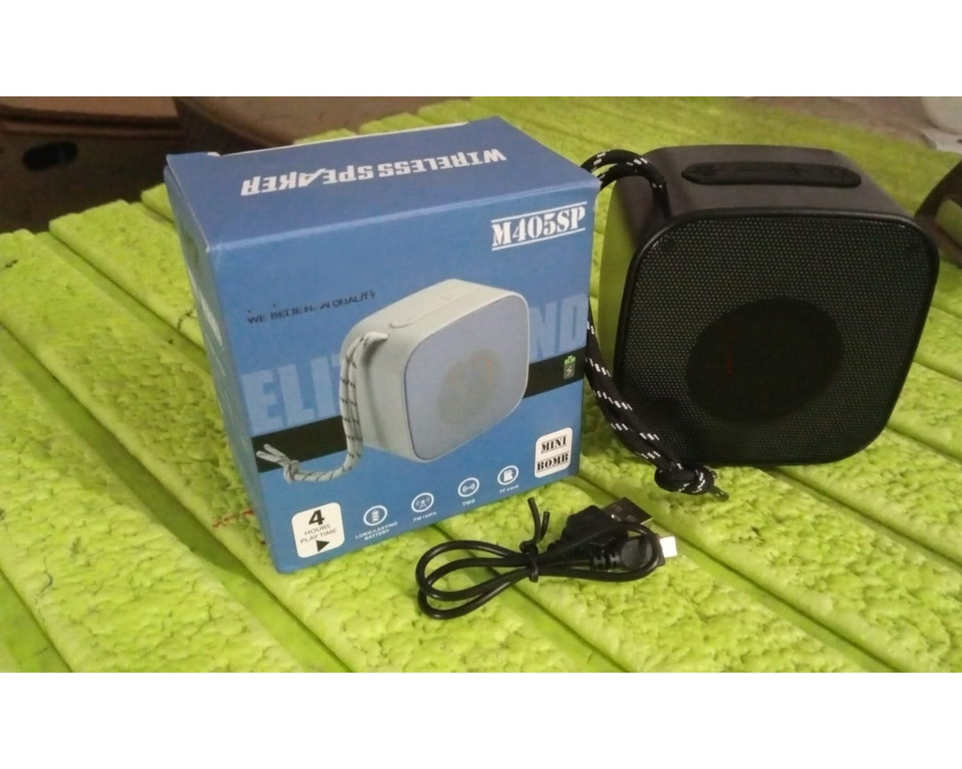 Portable Mini Wireless Bluetooth Speaker (Multicolor / Pack of 1)