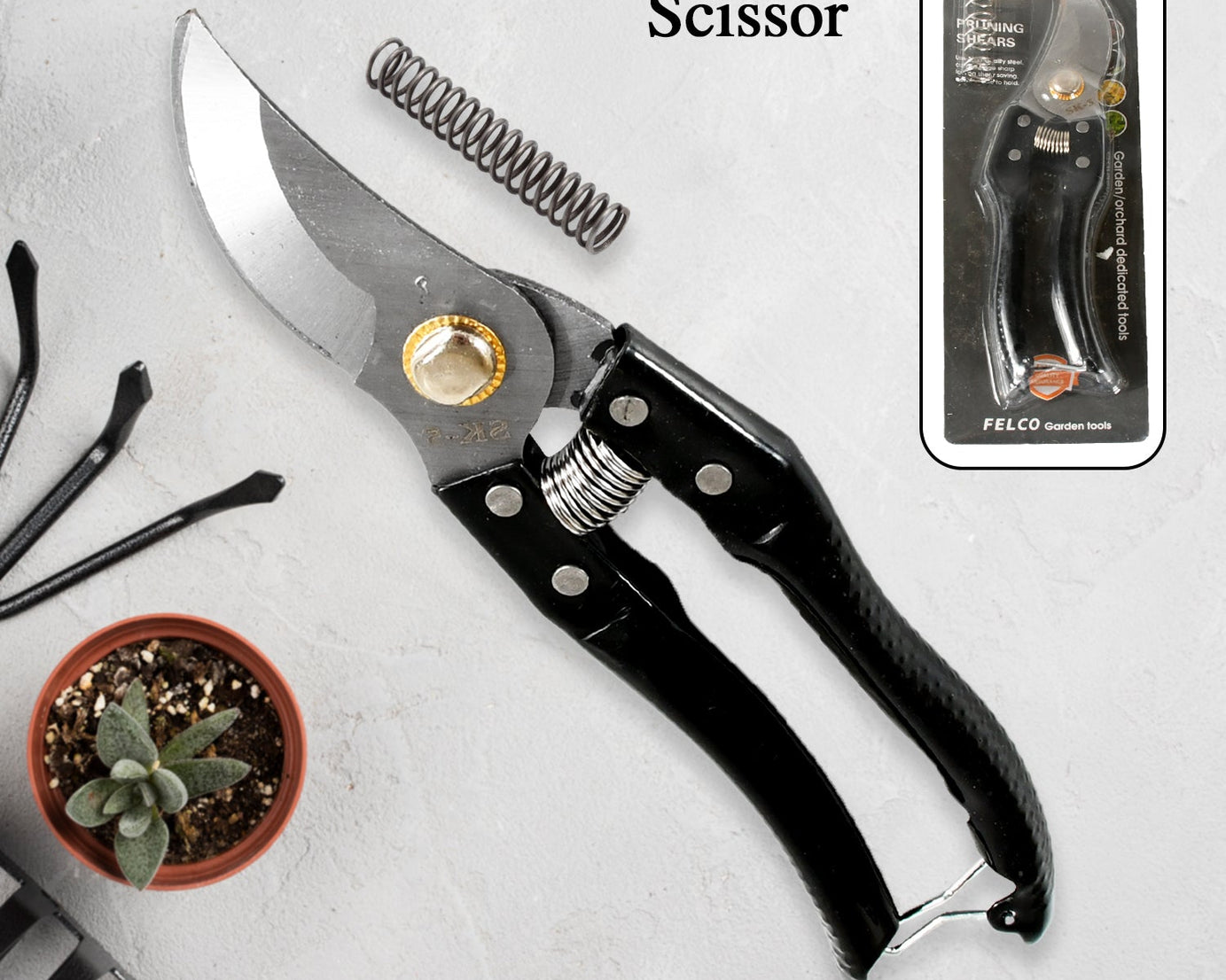 Gardening Tools - Garden Shears Pruners Scissor (1 Pc)