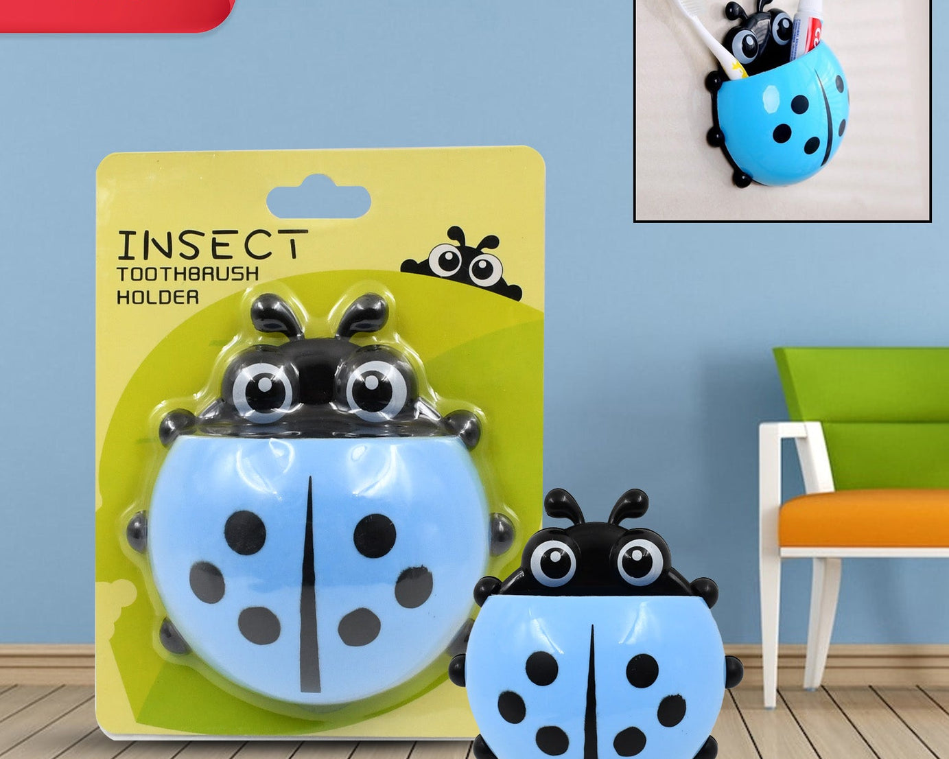 Cartoon toothbrush holder