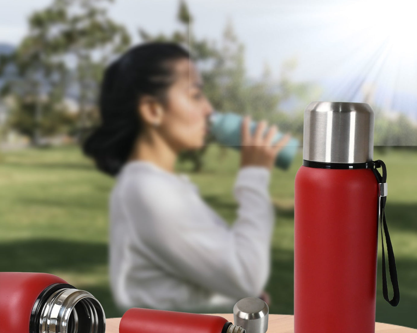 Stainless Steel Water Bottle, Fridge Water Bottle, Stainless Steel Water Bottle Leak Proof, Rust Proof, Cold & Hot Thermos steel Bottle| Leak Proof | Office Bottle | Gym | Home | Kitchen | Hiking | Trekking | Travel Bottle (Approx 600ML)