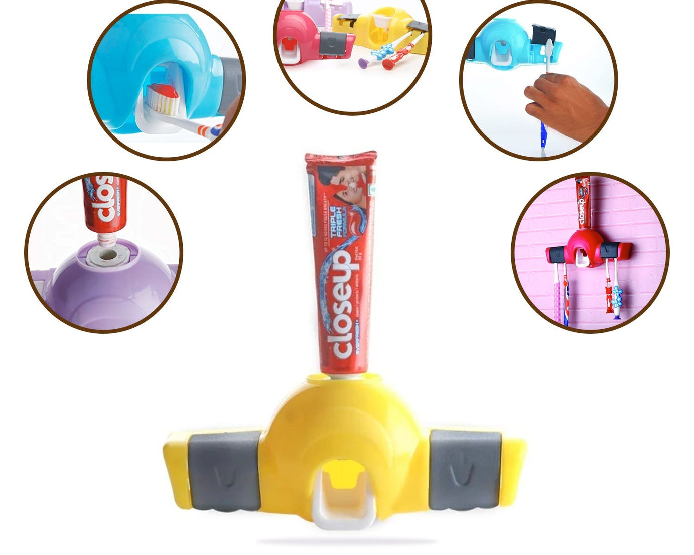 Automatic Push Toothpaste Squeezer Dispenser