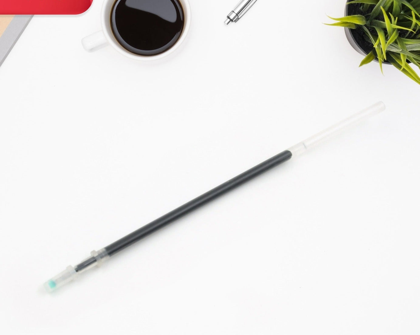 Black Pen Refill All Round Ball Pen Refill Smooth Writing Pen Refill all Pen Suitable (1 Pc)